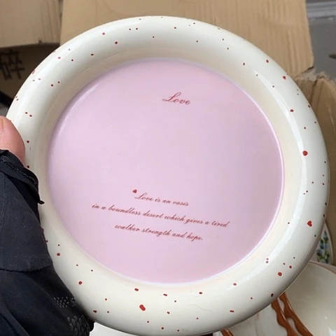 盘陶瓷制品满25拼单发货默认微瑕