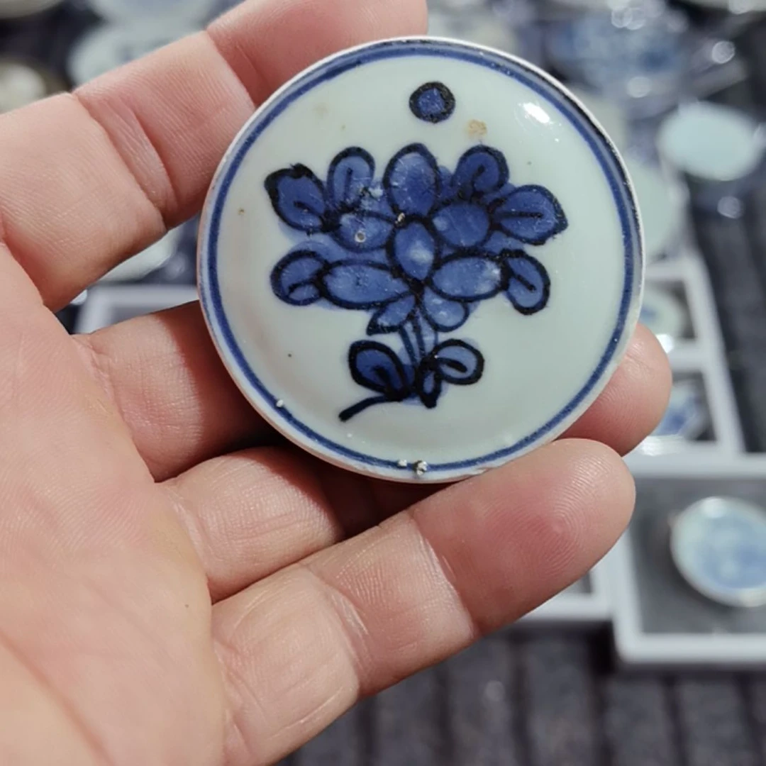 青花影青杯垫满五十包邮