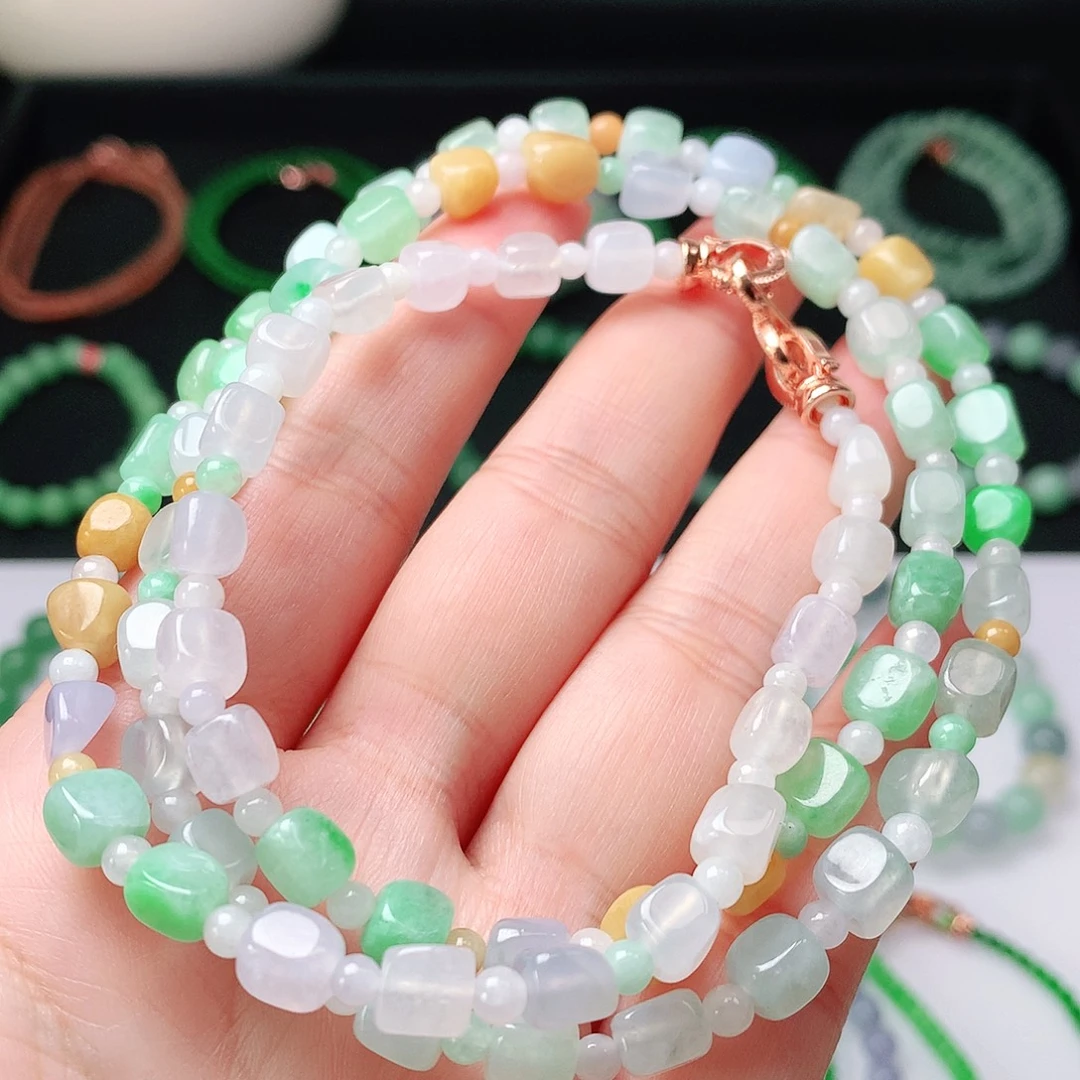 翡翠未镶嵌手链翡翠