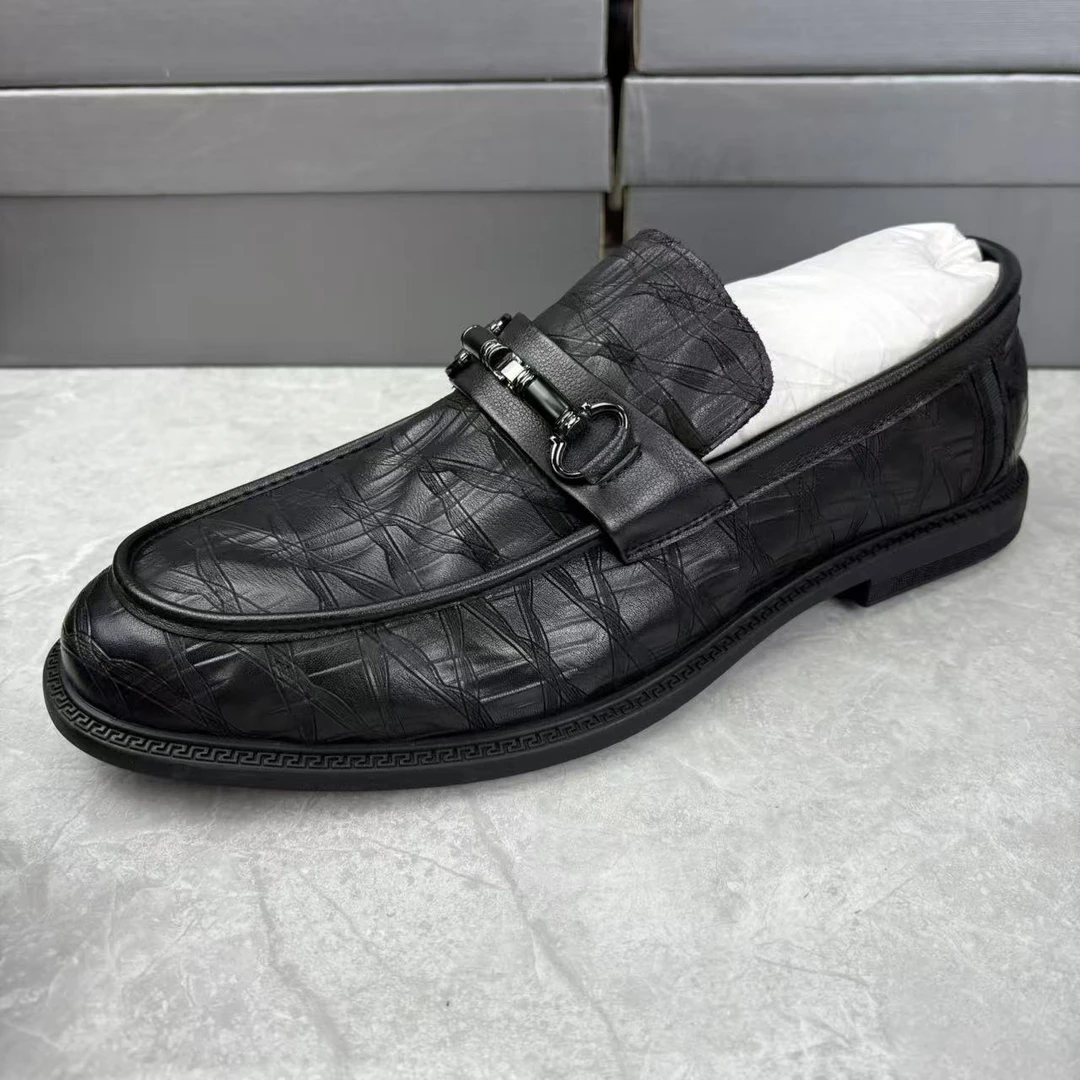 断码清仓真皮男鞋4001