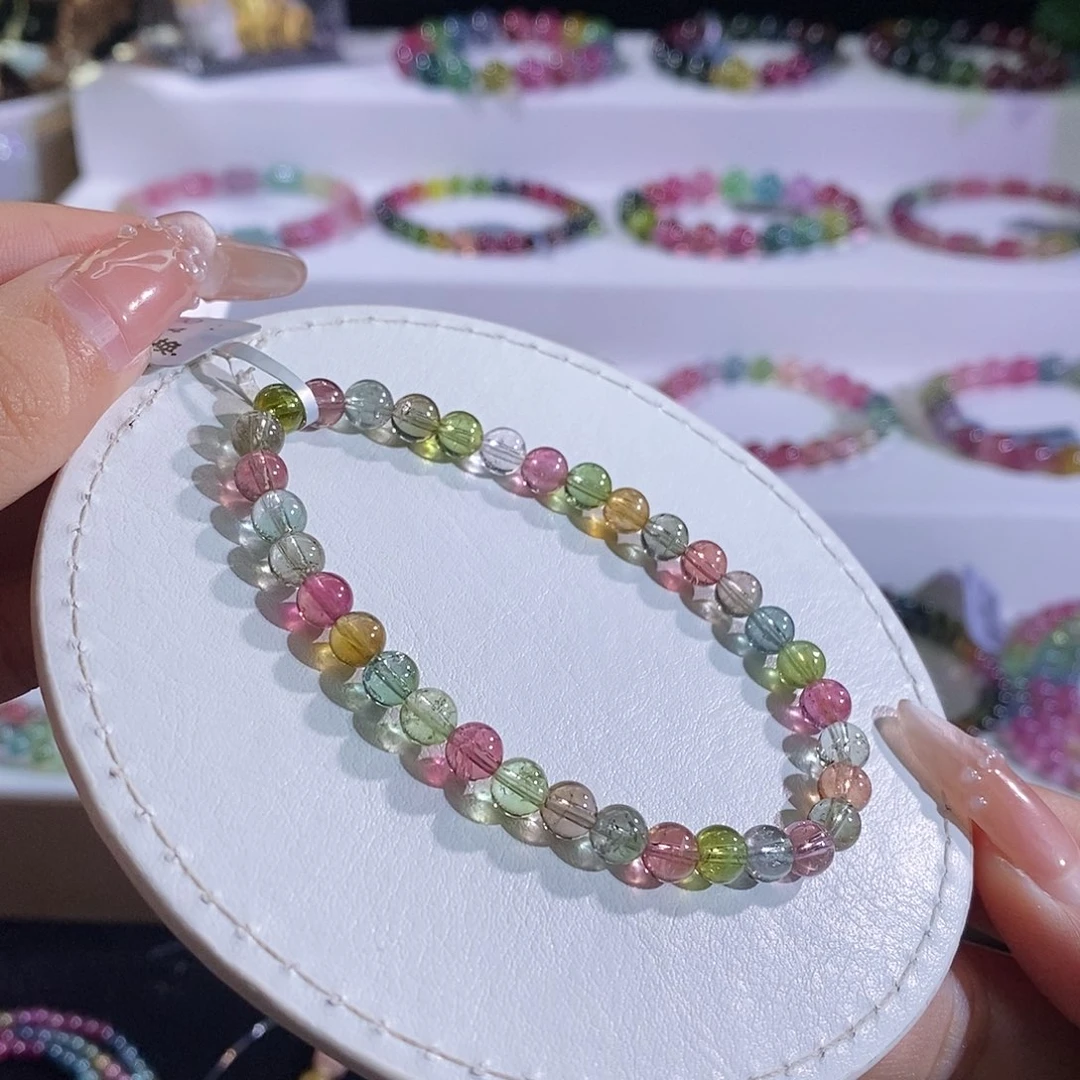 未镶嵌手链碧玺莫兰迪