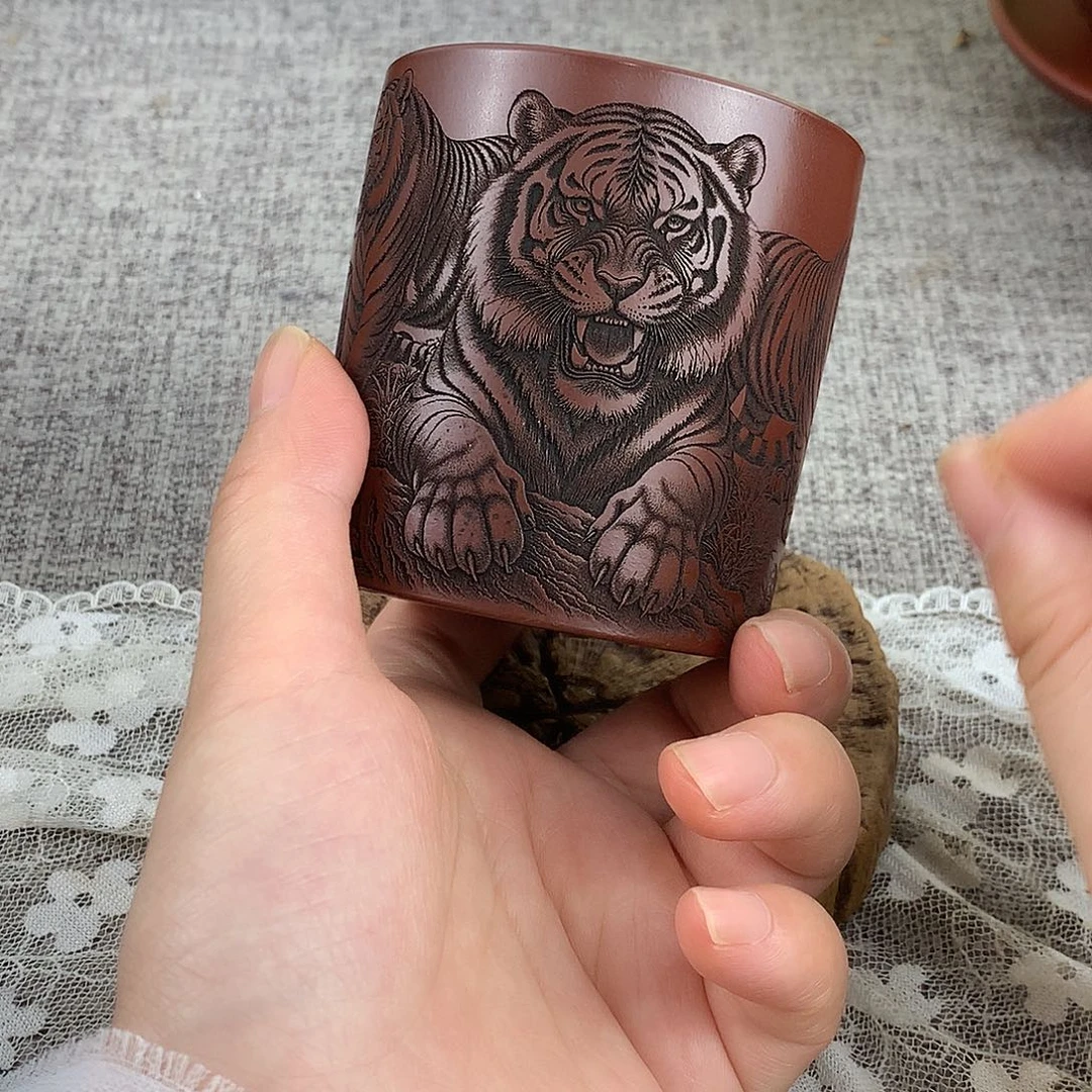 紫砂茶杯高端主人杯