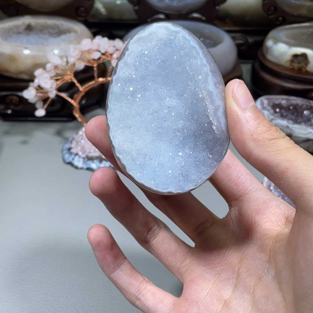 未镶嵌水晶摆件龙蛋
