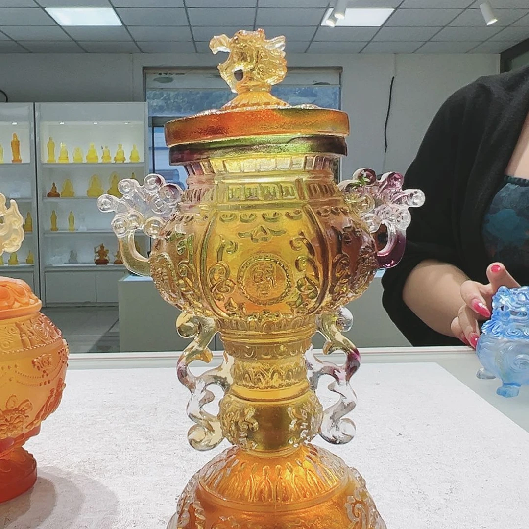 【闪购商品】手工艺品琉璃摩尼宝瓶