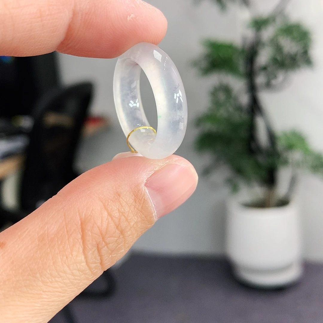 翡翠未镶嵌戒指9-10号