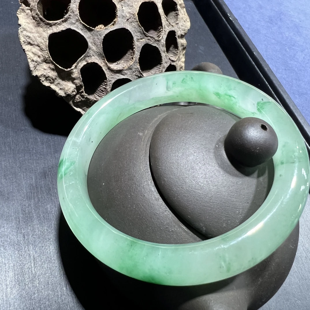 天然非洲翠飘花手镯