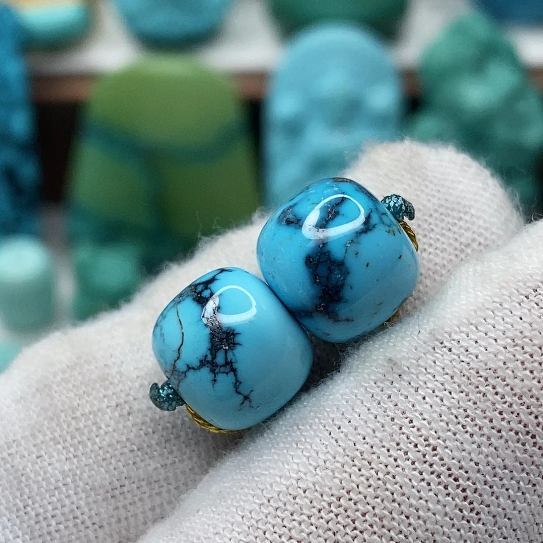 绿松石未镶嵌天然原矿 地大质检 抖音基地 顺丰发货