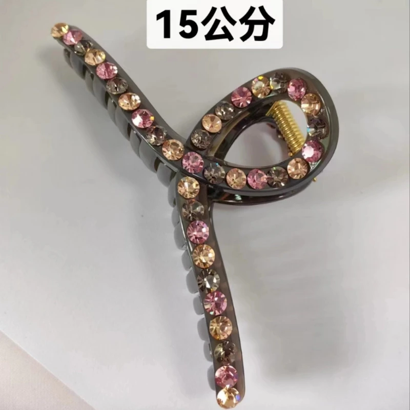 韩版抓夹超大号15公分盘气质发夹盘发神器洋气王者发量的闪耀星河