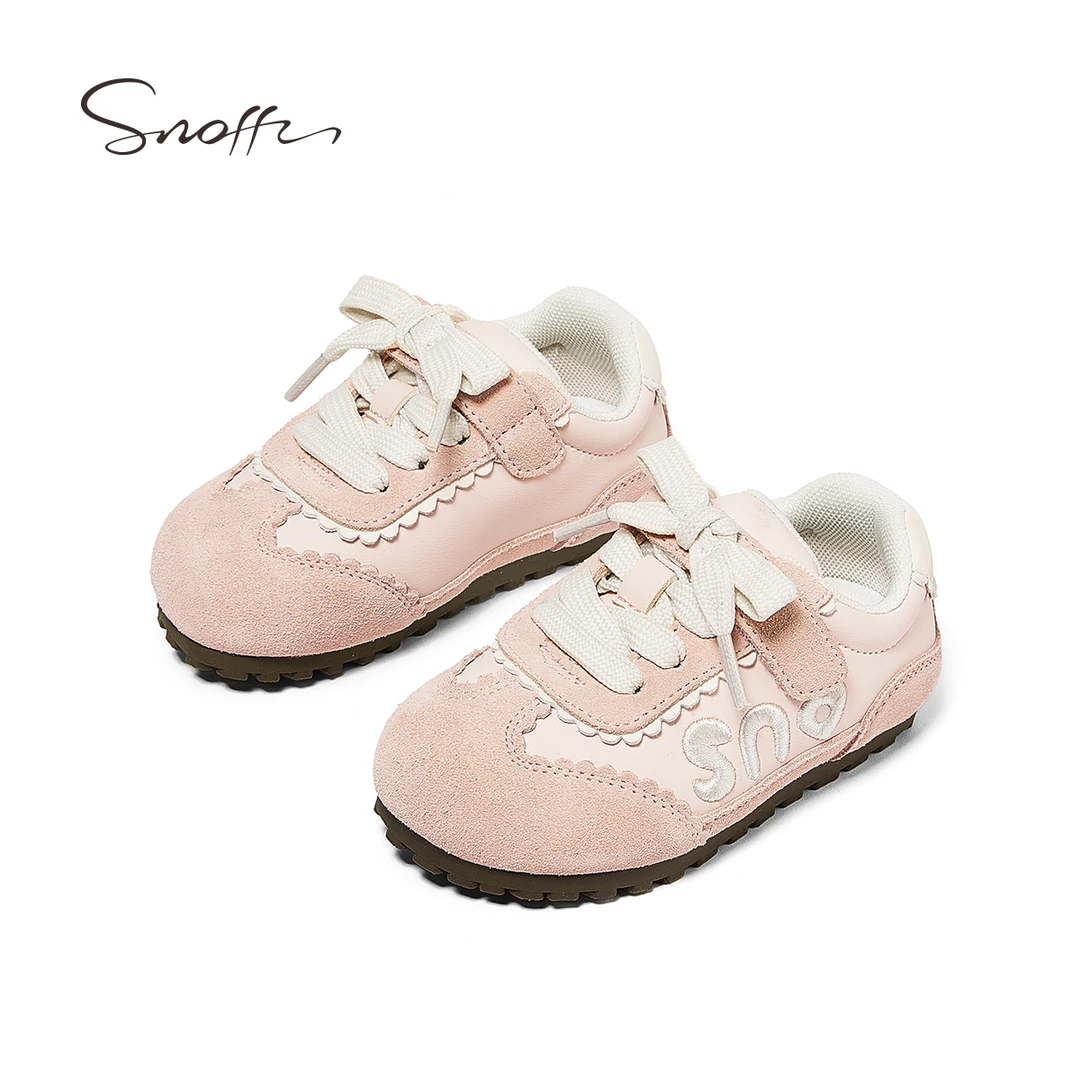 【断码捡漏】斯纳菲女童学步鞋2025秋季新款轻便透气宝宝休闲板鞋
