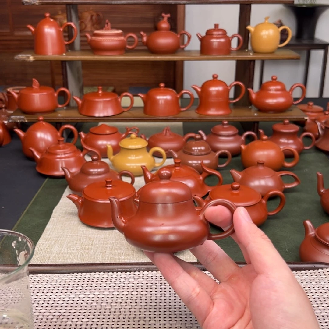 黄***人紫砂茶壶潮州手拉壶手拉壶