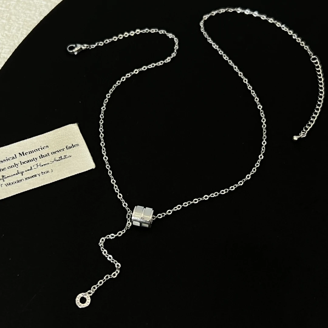 铜合金项链 韩国时尚小蛮腰冰透项链2110