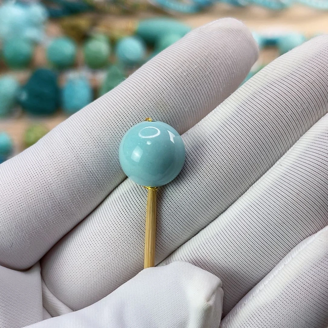 未镶嵌绿松石珠宝奇石