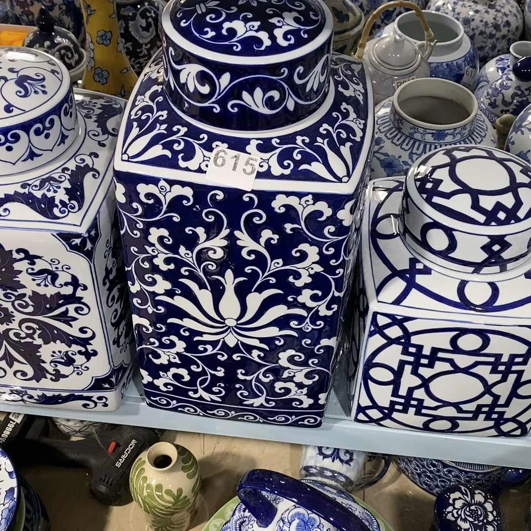 瓶宽****7茶叶罐花瓶摆件