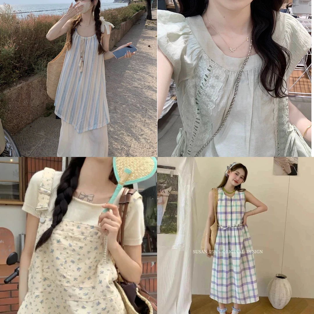 新款女装韩系宽松连衣裙合集（以直播间为准）