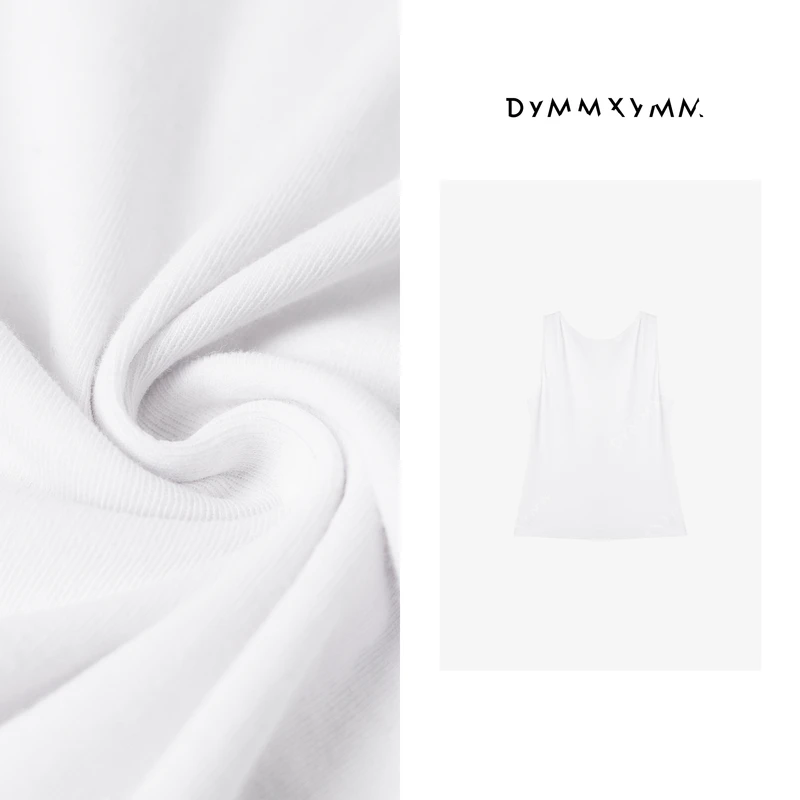 【DYMMXYMM】-早春极简风高级感双色扭结背心-5SSP8633