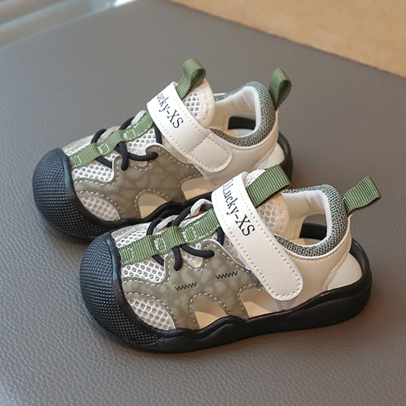 宝宝凉鞋男宝软底1-3岁0夏季防滑软底婴儿学步鞋小童女宝儿童鞋子