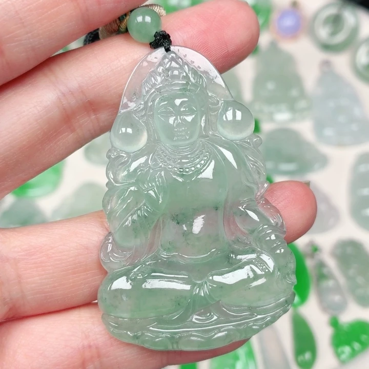 颈饰未镶嵌翡翠缅甸天然A货翡翠