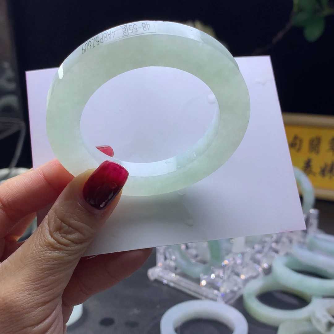 定制翡翠未镶嵌翡翠48_55圆条