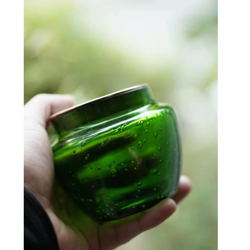 清物堂-琉璃锡盖铜边建水-茶道-茶具-茶器