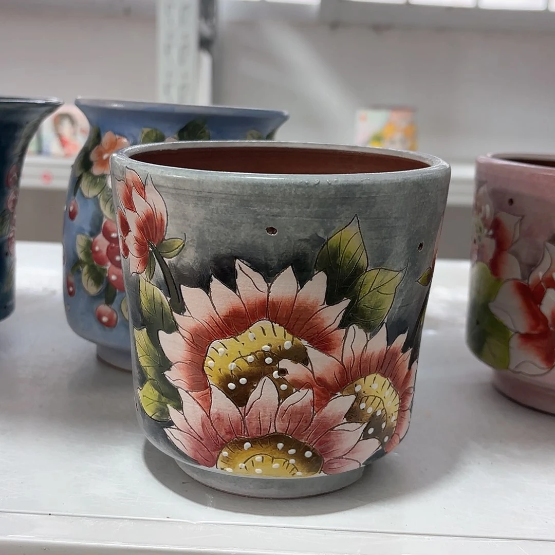 紫砂花盆手工花盆默认微瑕11/12