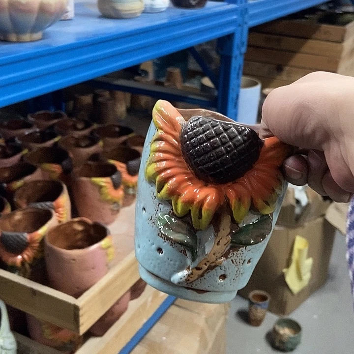 花盆单场满9.9发货10×13蓝