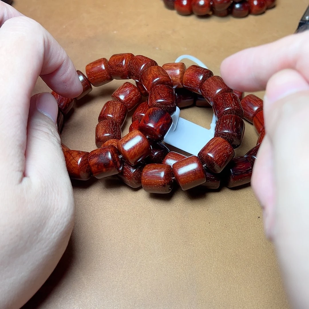 手串/手链小叶紫檀1516琴料桶珠