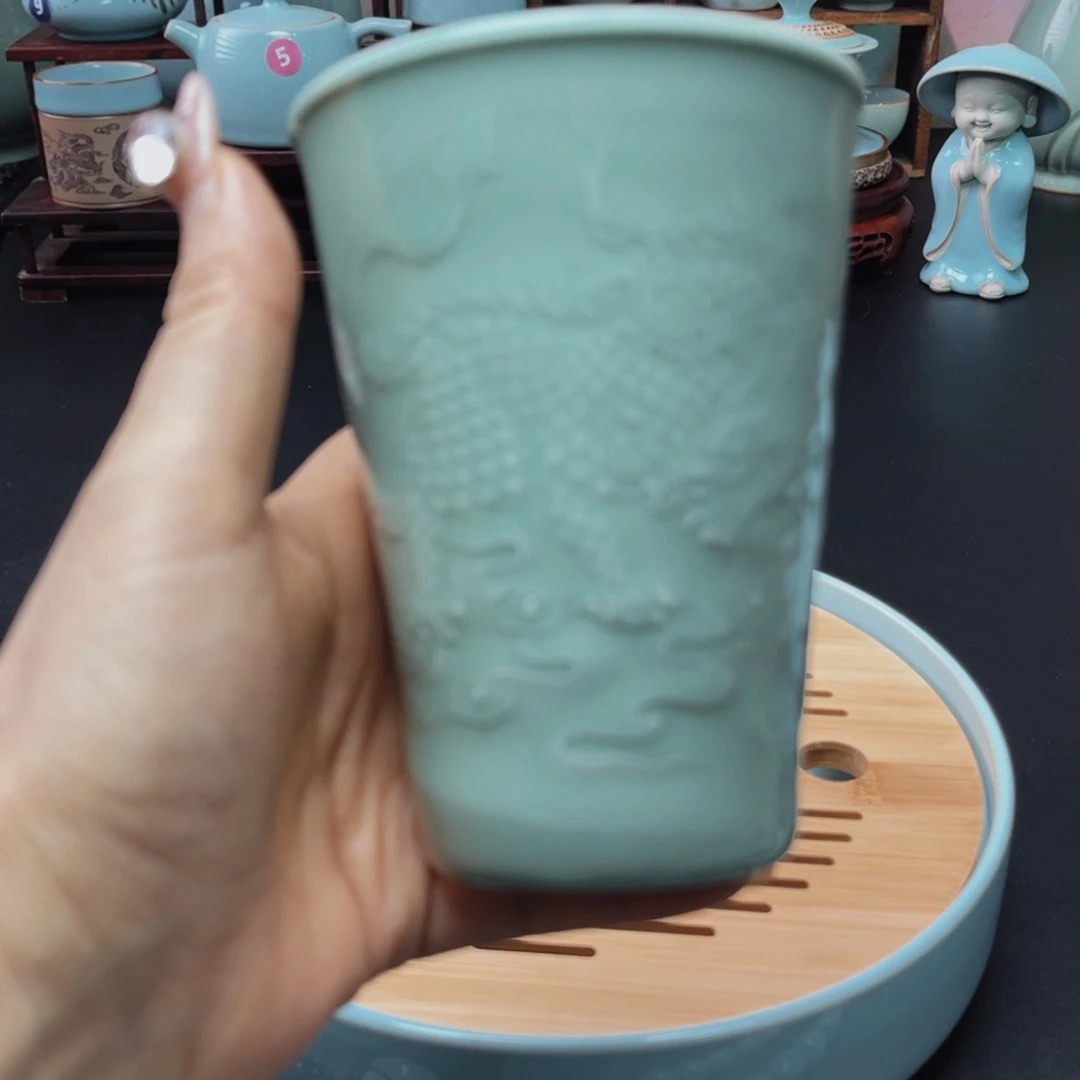 【闪购商品】汝州单壶，壶，天青微蓝，高品
