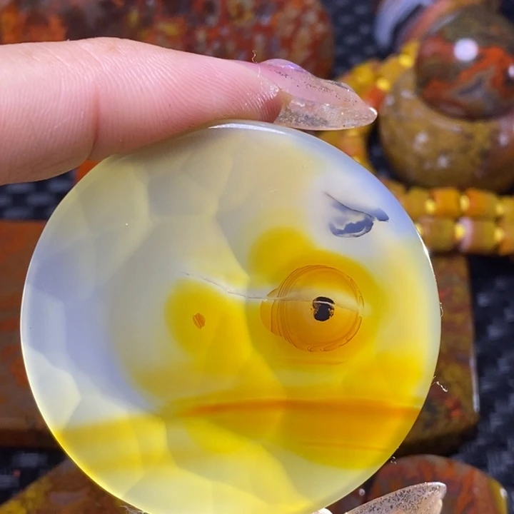 玛瑙/玉髓颈饰足银镀金镶嵌年**南