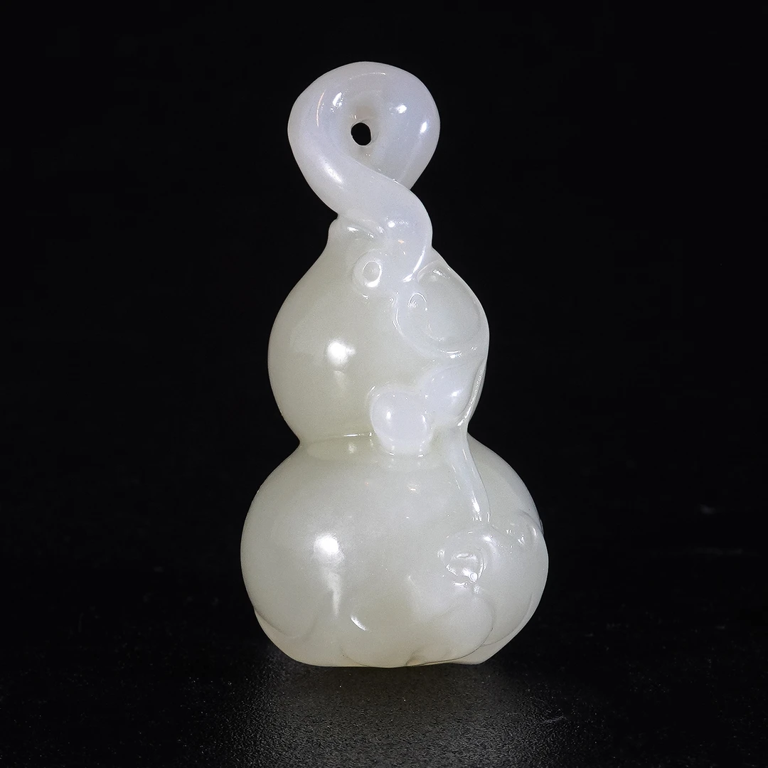 LOT.007和田白玉葫芦X116