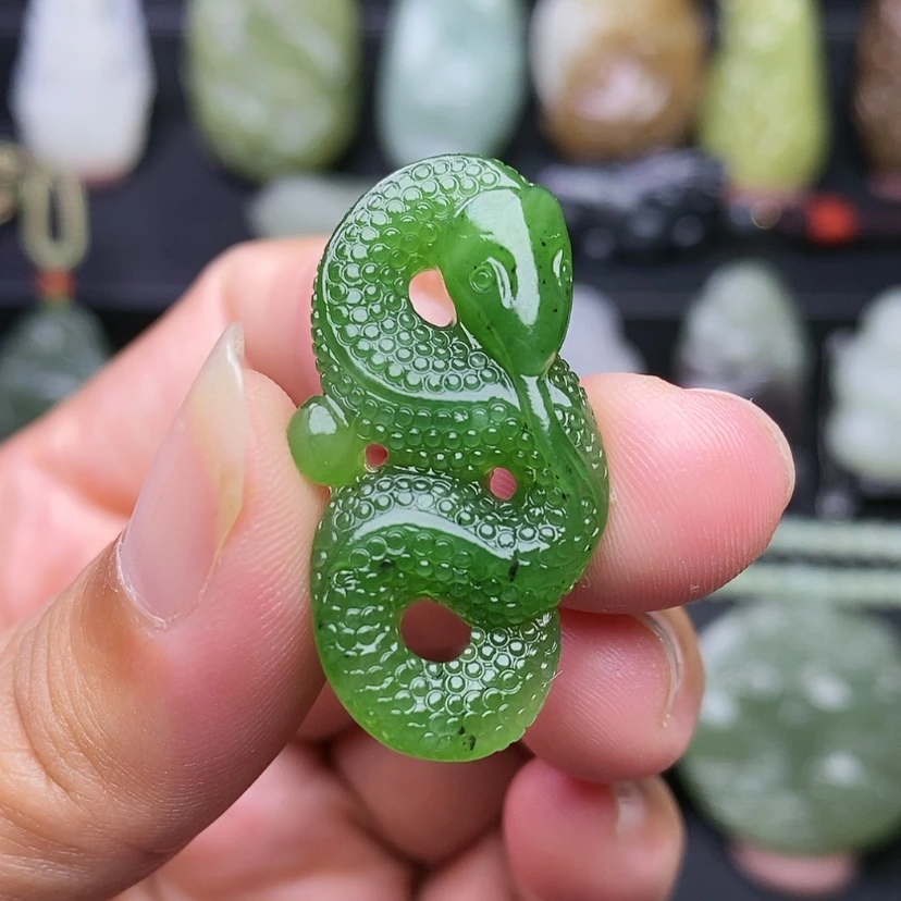 【闪购商品】和田玉（碧玉）未镶嵌挂件