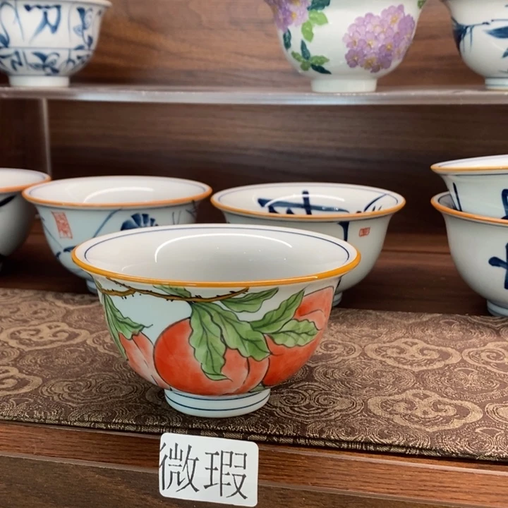 釉下老陶泥手工绘制