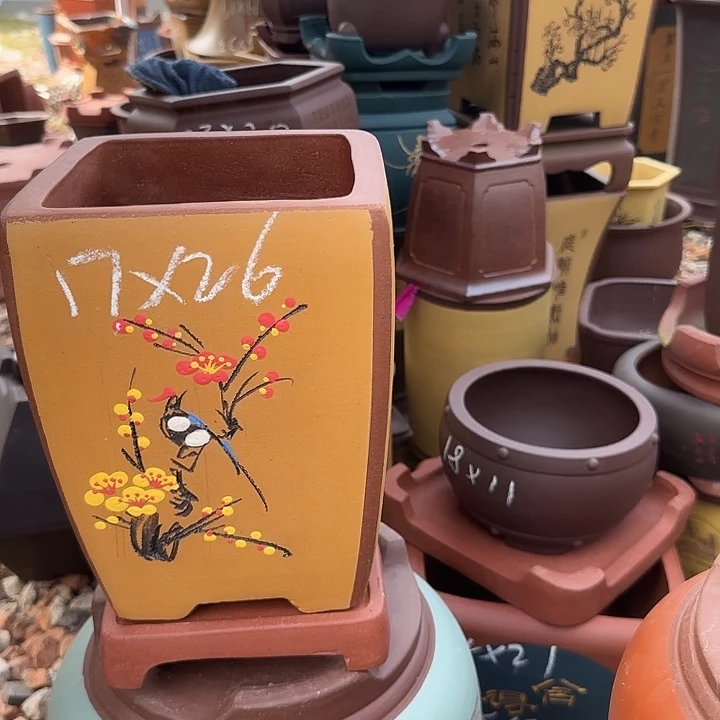 紫砂花盆紫砂花盆