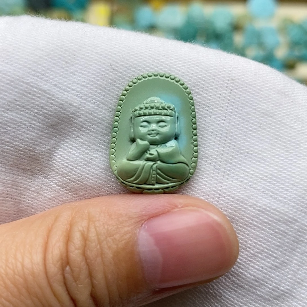 未镶嵌绿松石珠宝奇石