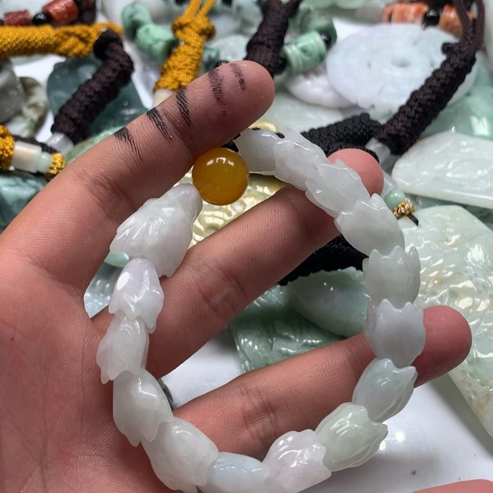 颈饰未镶嵌翡翠保真天然a货翡翠