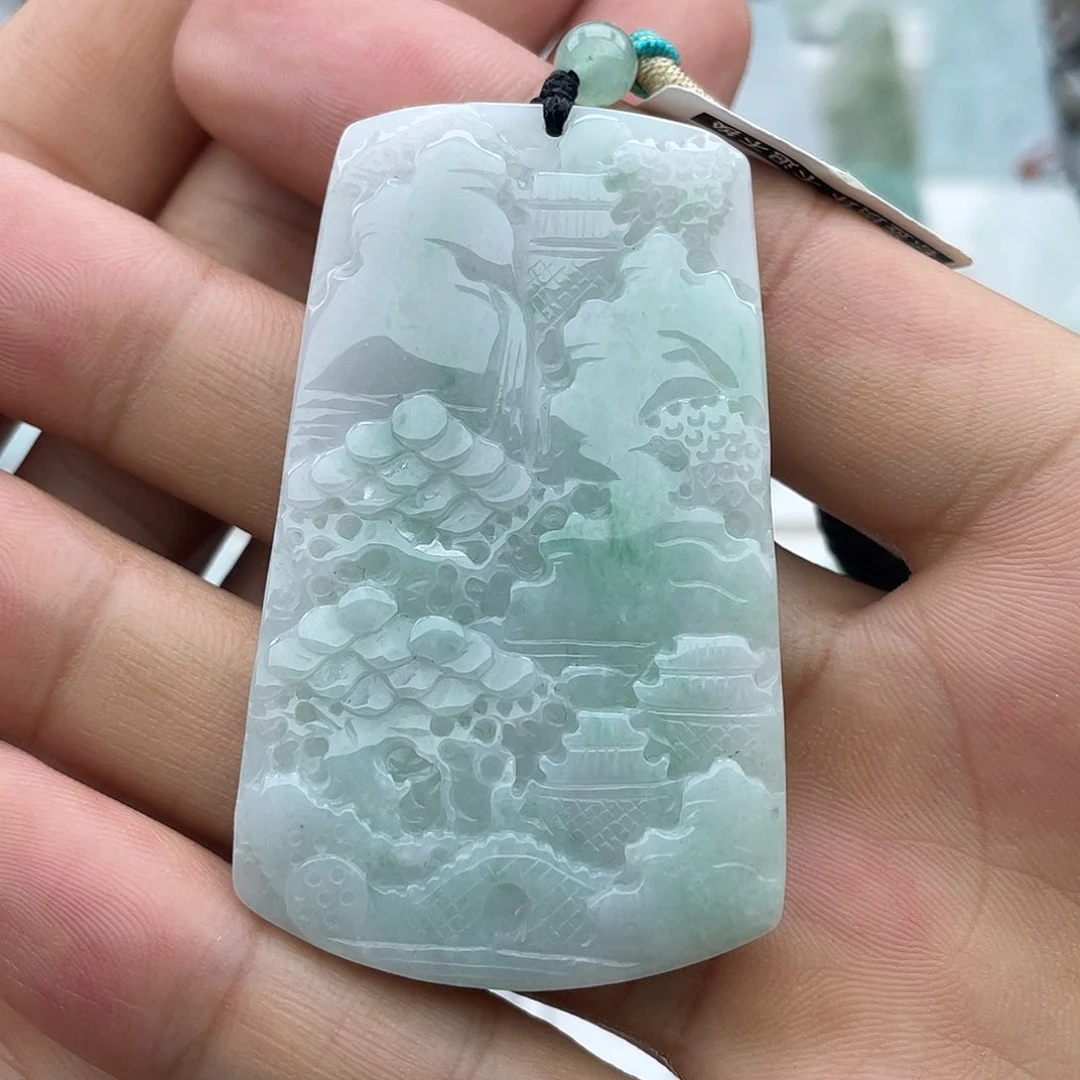 翡翠未镶嵌颈饰翡翠