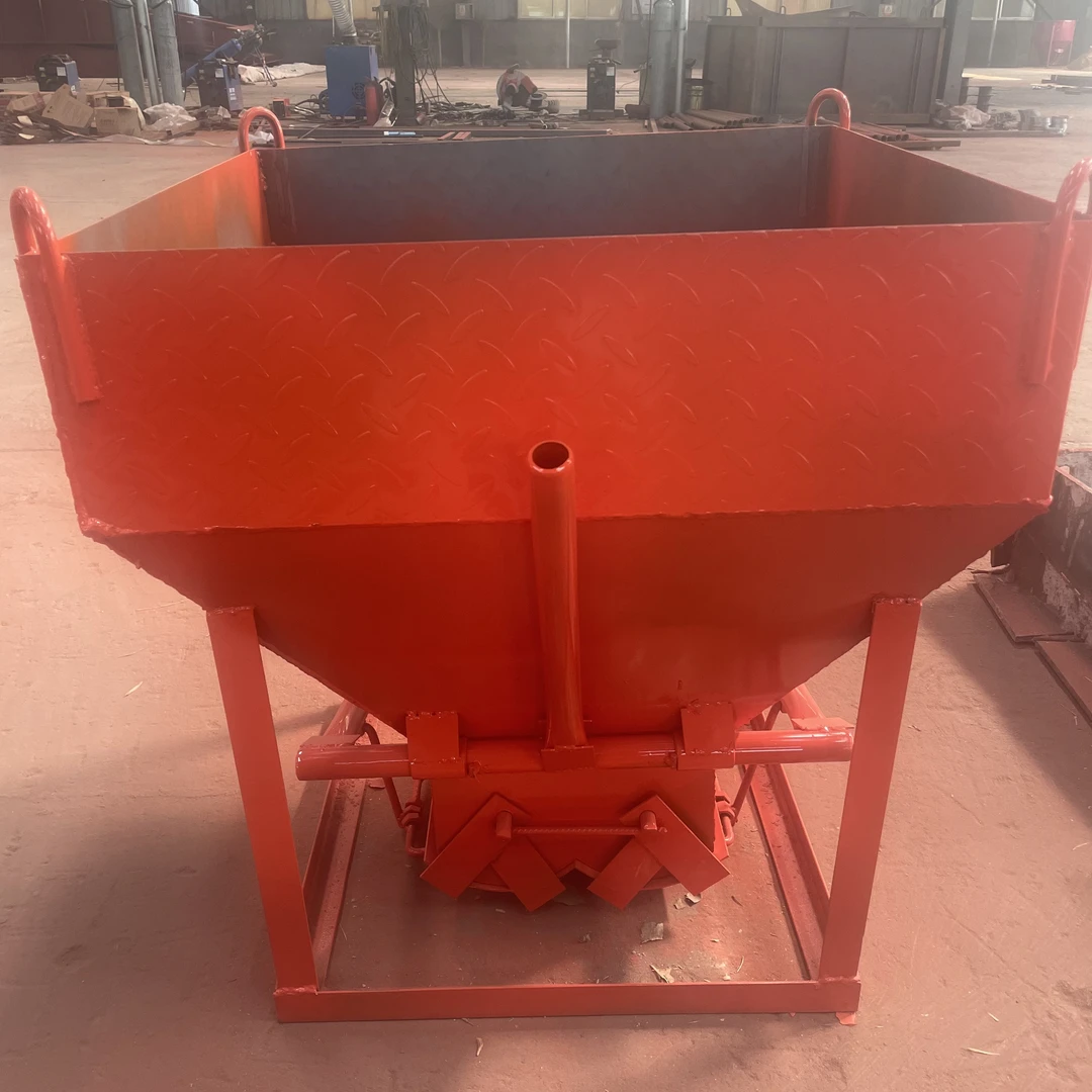 四方圆形灰盘砖斗上料机配件吊车加厚工地建筑砂浆吊斗