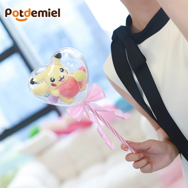 【七夕礼物】potdemiel蜂蜜罐正版宝可梦皮卡丘一心一意花束