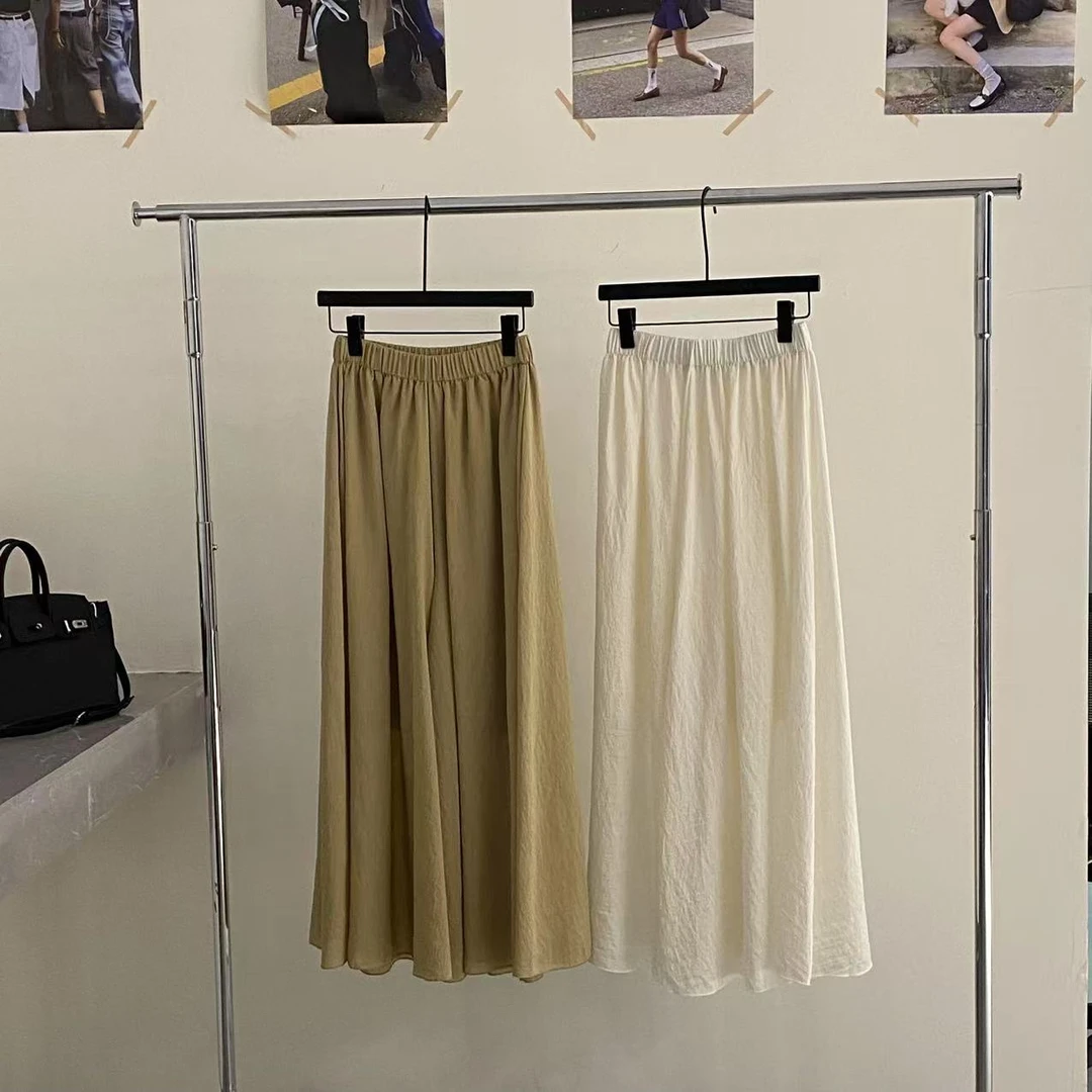 【ARONG阿荣家】裙裤06821-白色卡其-F