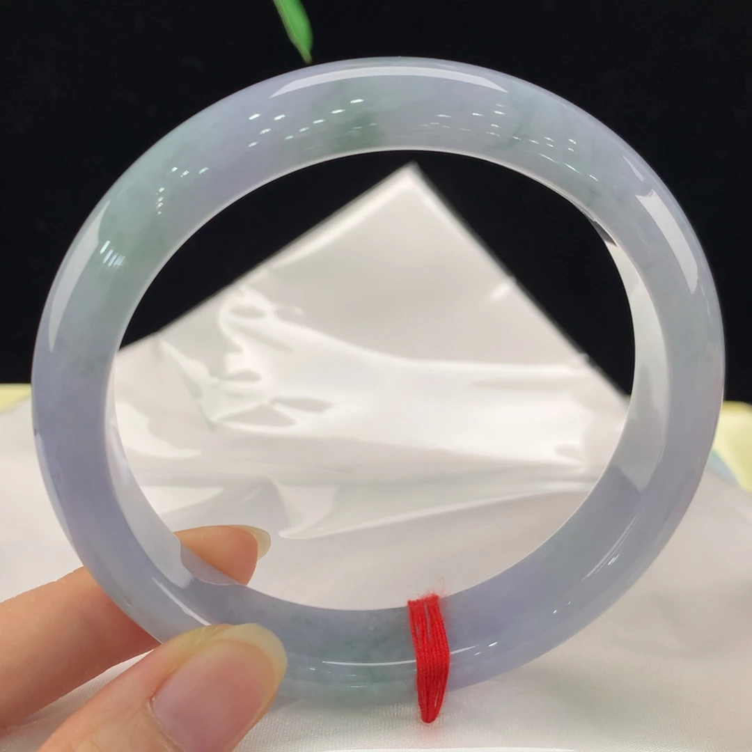 翡翠手镯未镶嵌63圈口1269