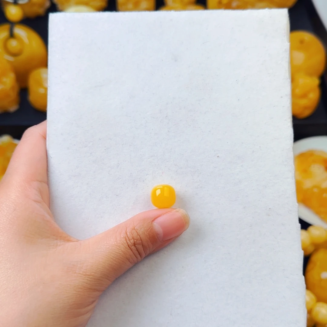 琥珀颈饰未镶嵌w单珠