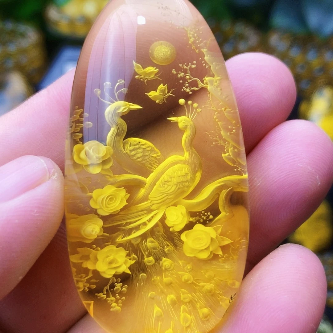 【闪购商品】金珀吊坠(不含链)未镶嵌