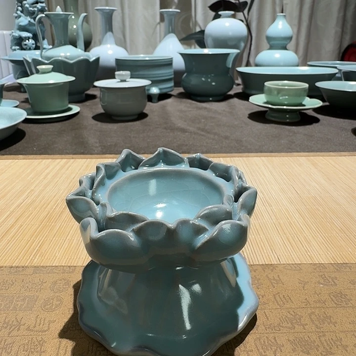 其他陶全手工，莲花竹台