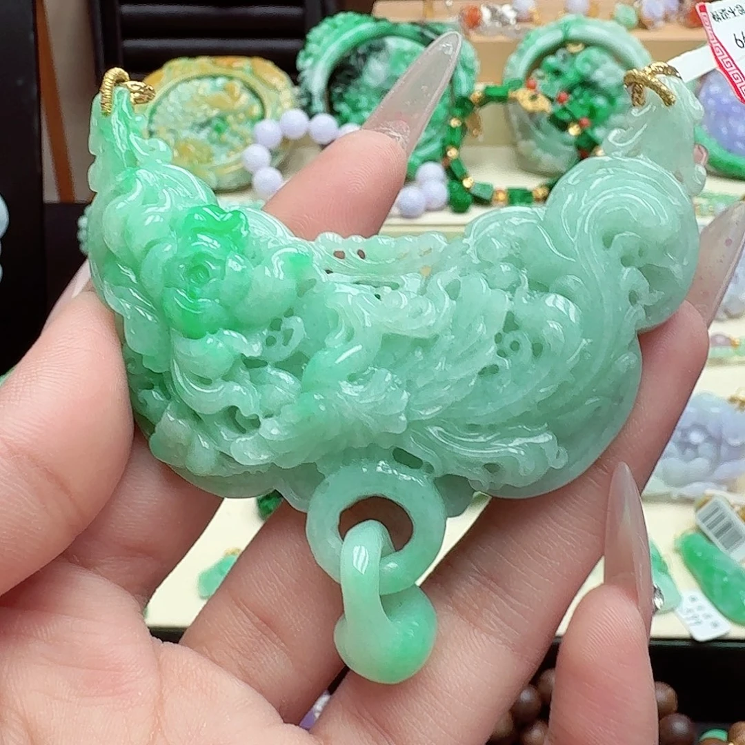 颈饰未镶嵌翡翠翡翠吊坠