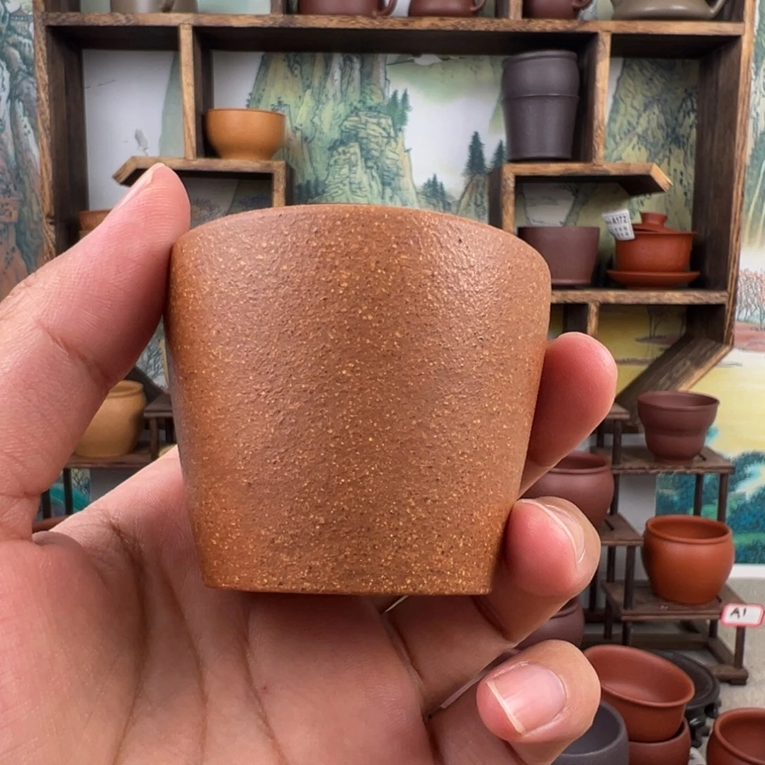 茶杯紫砂拙器甄选，纯原本矿。