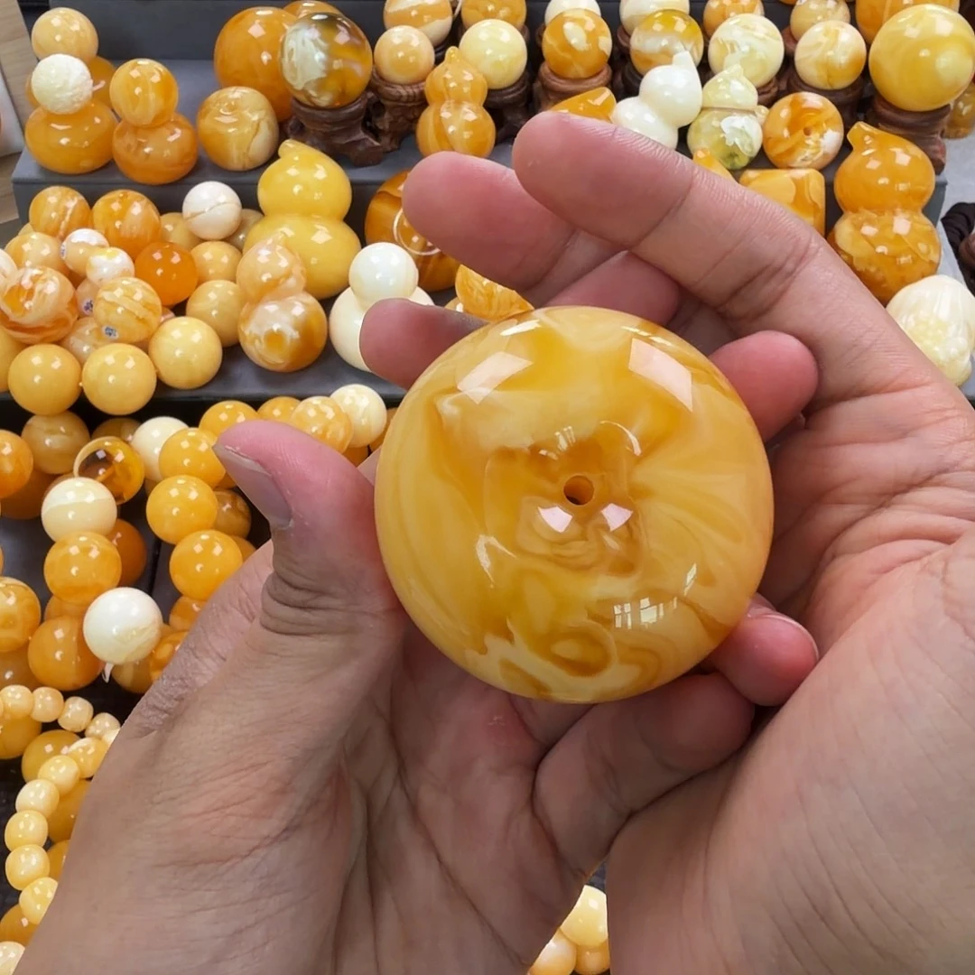 琥珀未镶嵌珠宝奇石