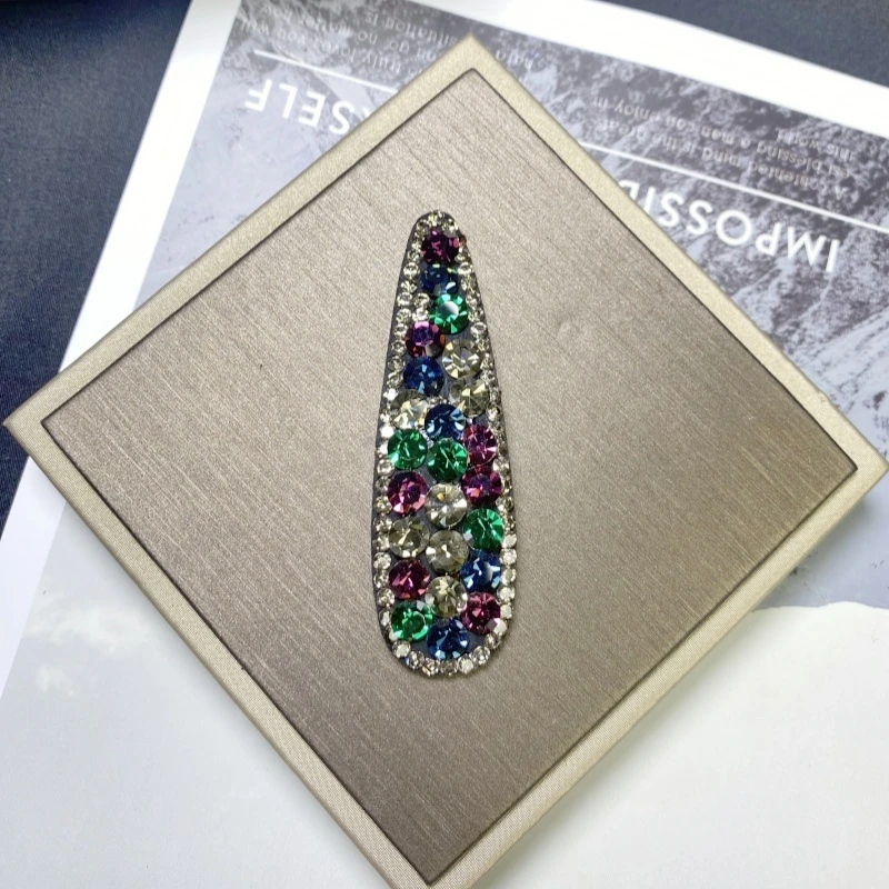 L385仙女色7厘米水滴掰掰夹