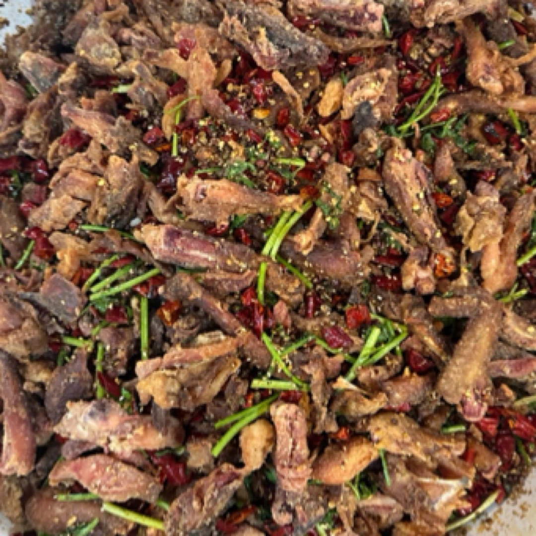 麻辣鲜香干煸风干鸡 （京东快递）
