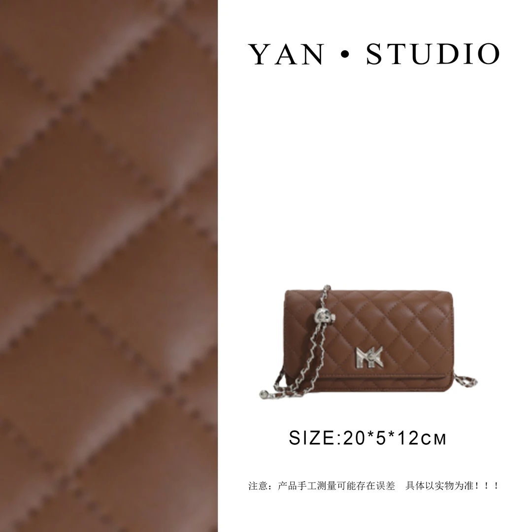 【艳姐甄选】FES-6100-棕色-轻奢时尚百搭新款女包