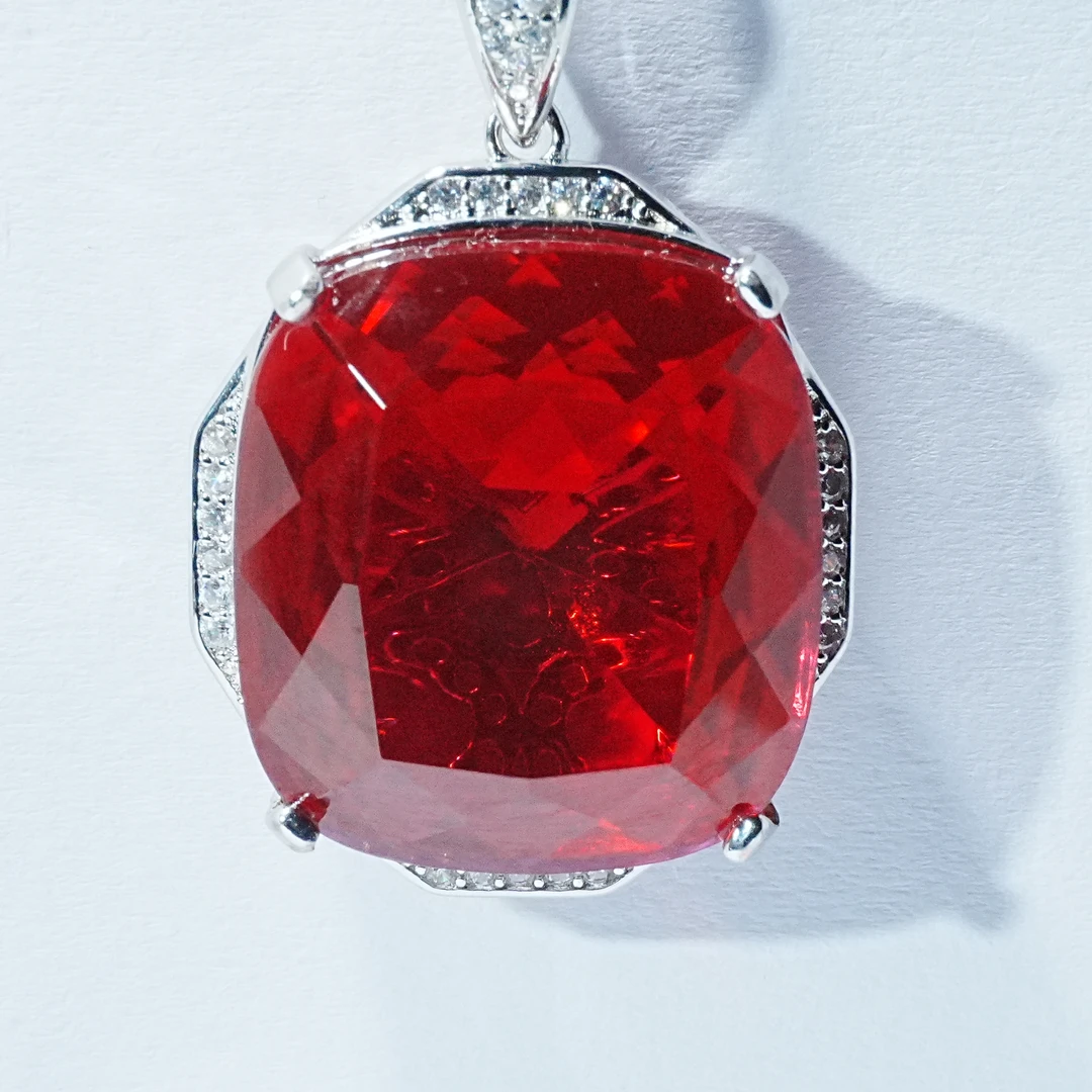 红宝石典藏轻奢-红宝石-高精切宝石吊坠SG-794