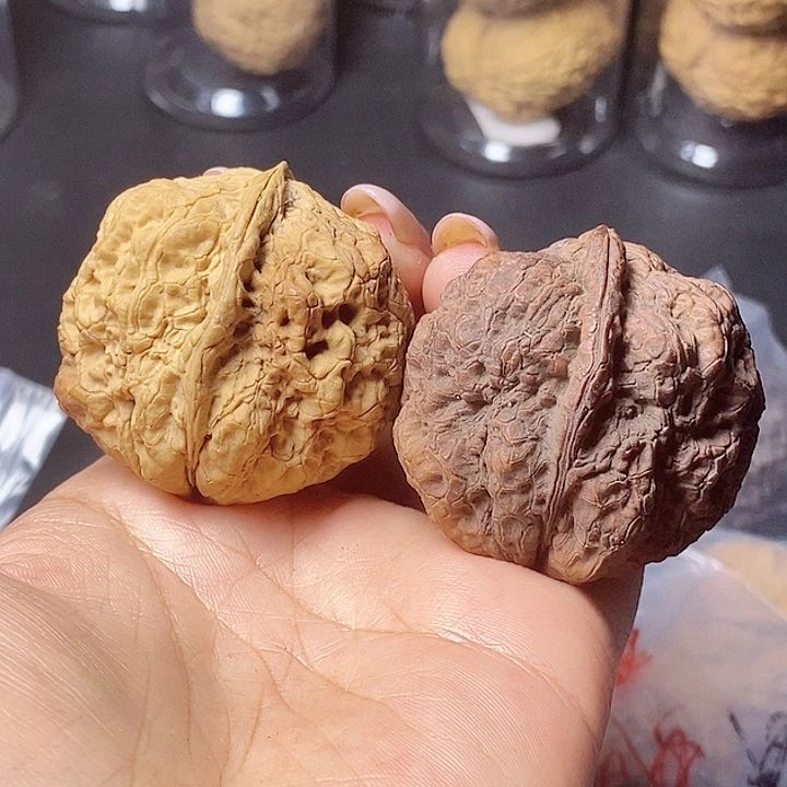 把件文玩核桃71-42mm微磕